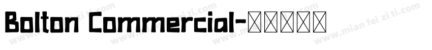 Bolton Commercial字体转换